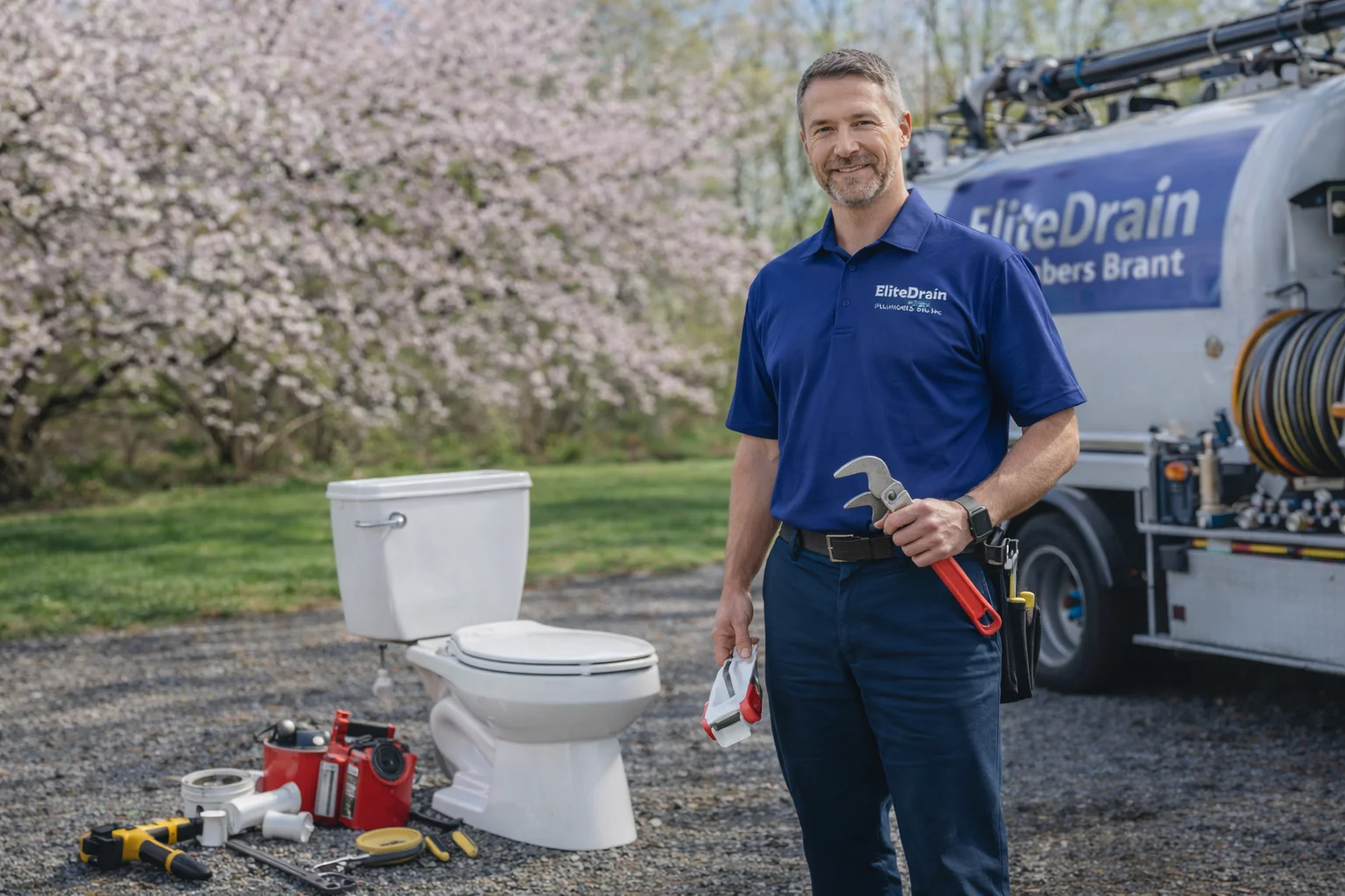Toilet repair and installation service in Brant, ON